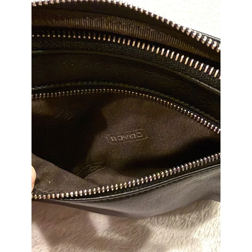 Vintage Coach Soft Leather Beauty Case (style #8658) Makeup Pouch Organizer